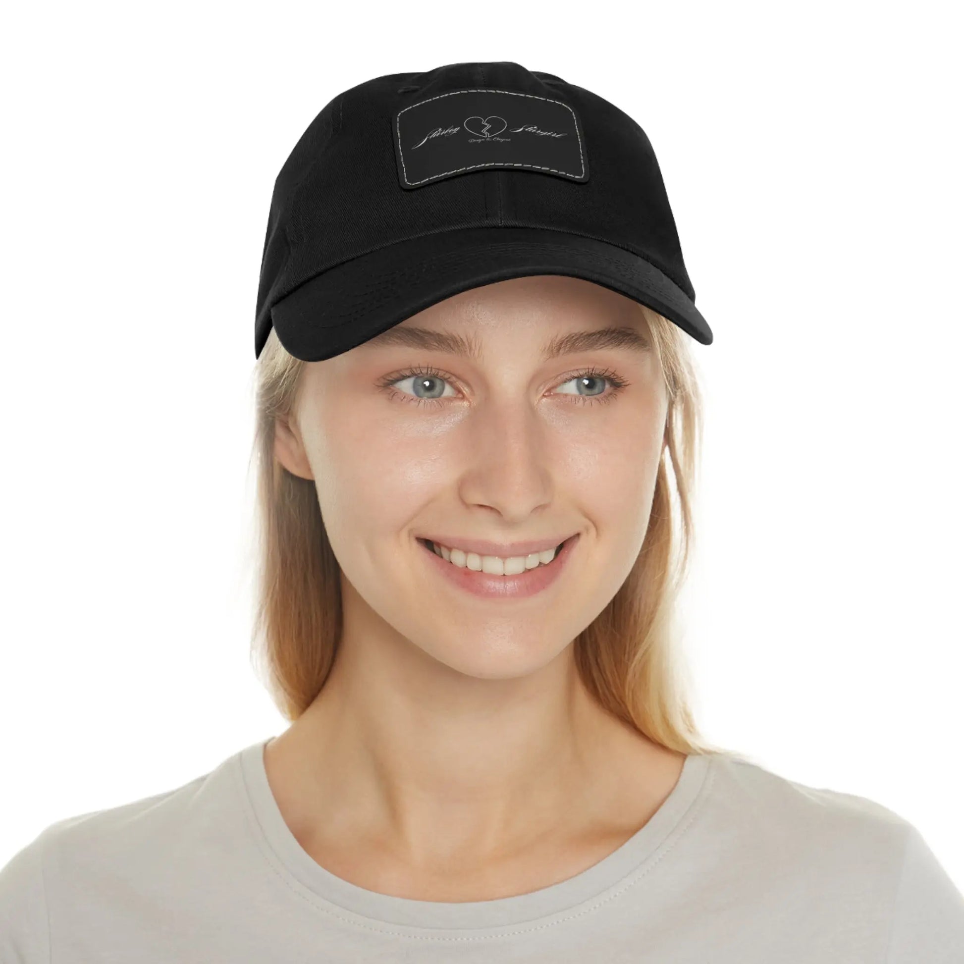 Dad Hat with Leather Patch (Rectangle) Printify