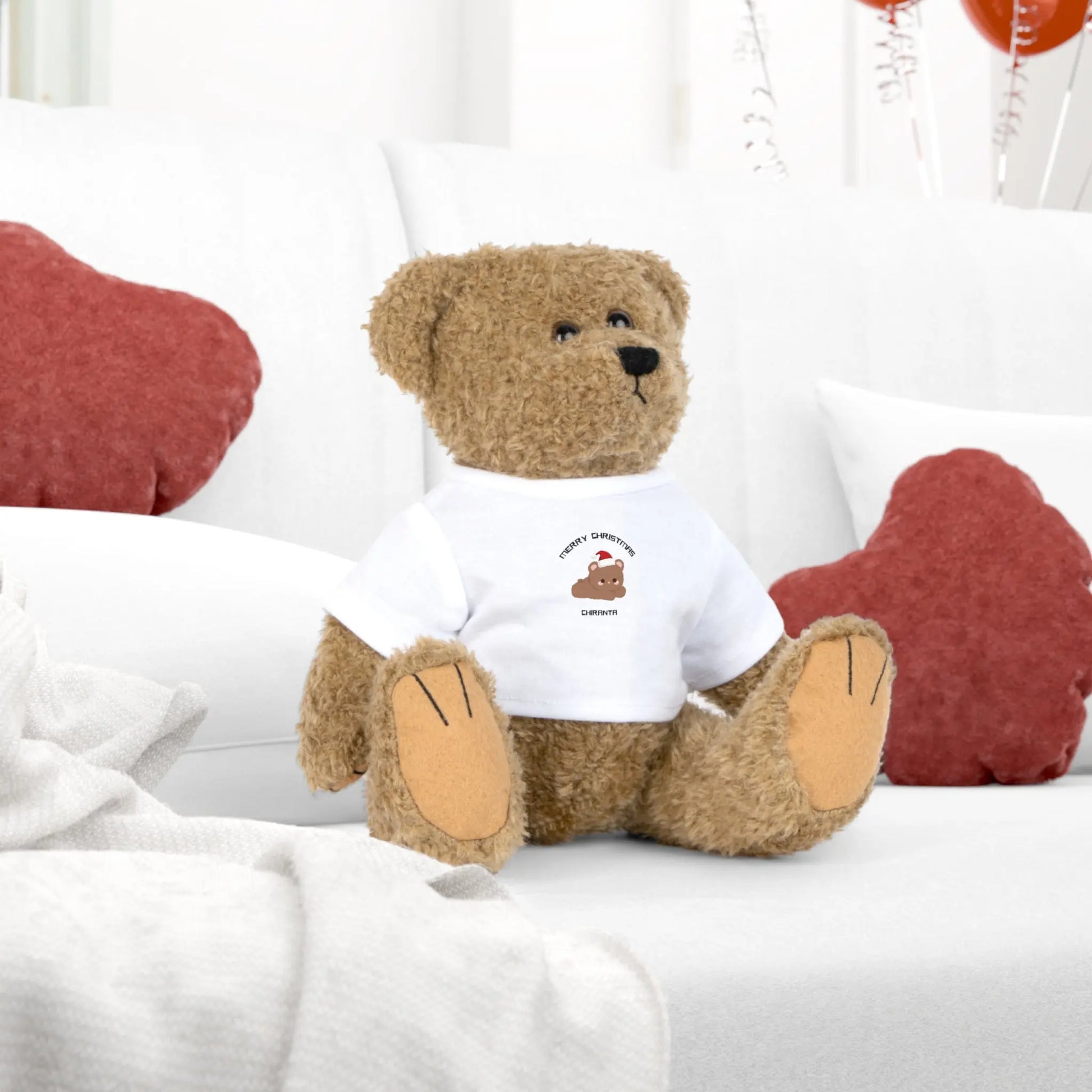 Christmas Special Plush Toy with T-Shirt Printify