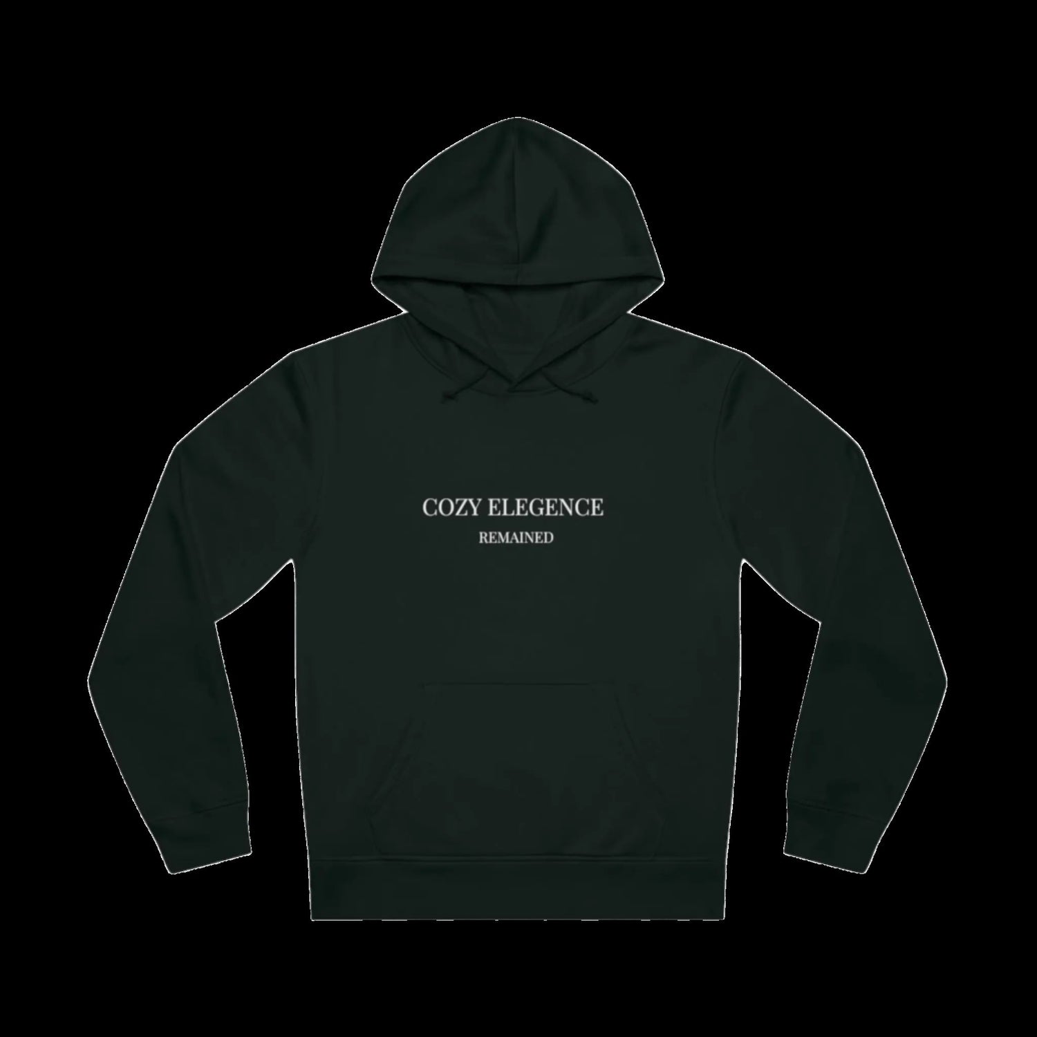 CHIRANTA BLACK DRUMMER HOODIE - COZY ELEGANCE Printify