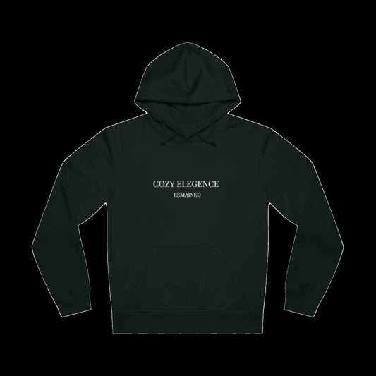 CHIRANTA BLACK DRUMMER HOODIE - COZY ELEGANCE Printify