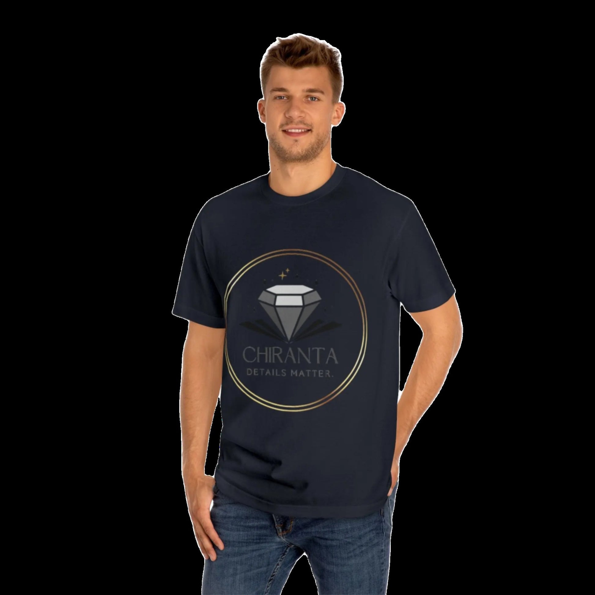 CHIRANTA CLASSIC ATHLETIC BLACK HEATHER T-SHIRT Printify