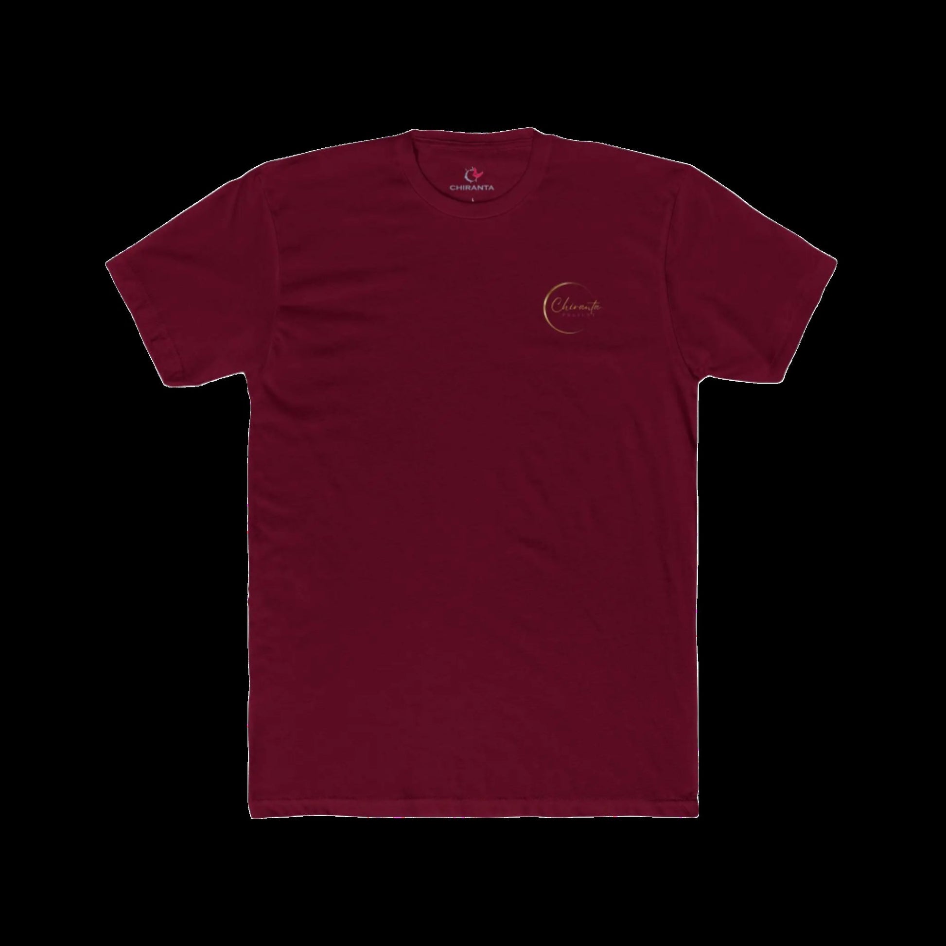 Copy of CHIRANTA UNISEX SOLID CARDINAL RED COTTON CREW T-SHIRT Printify