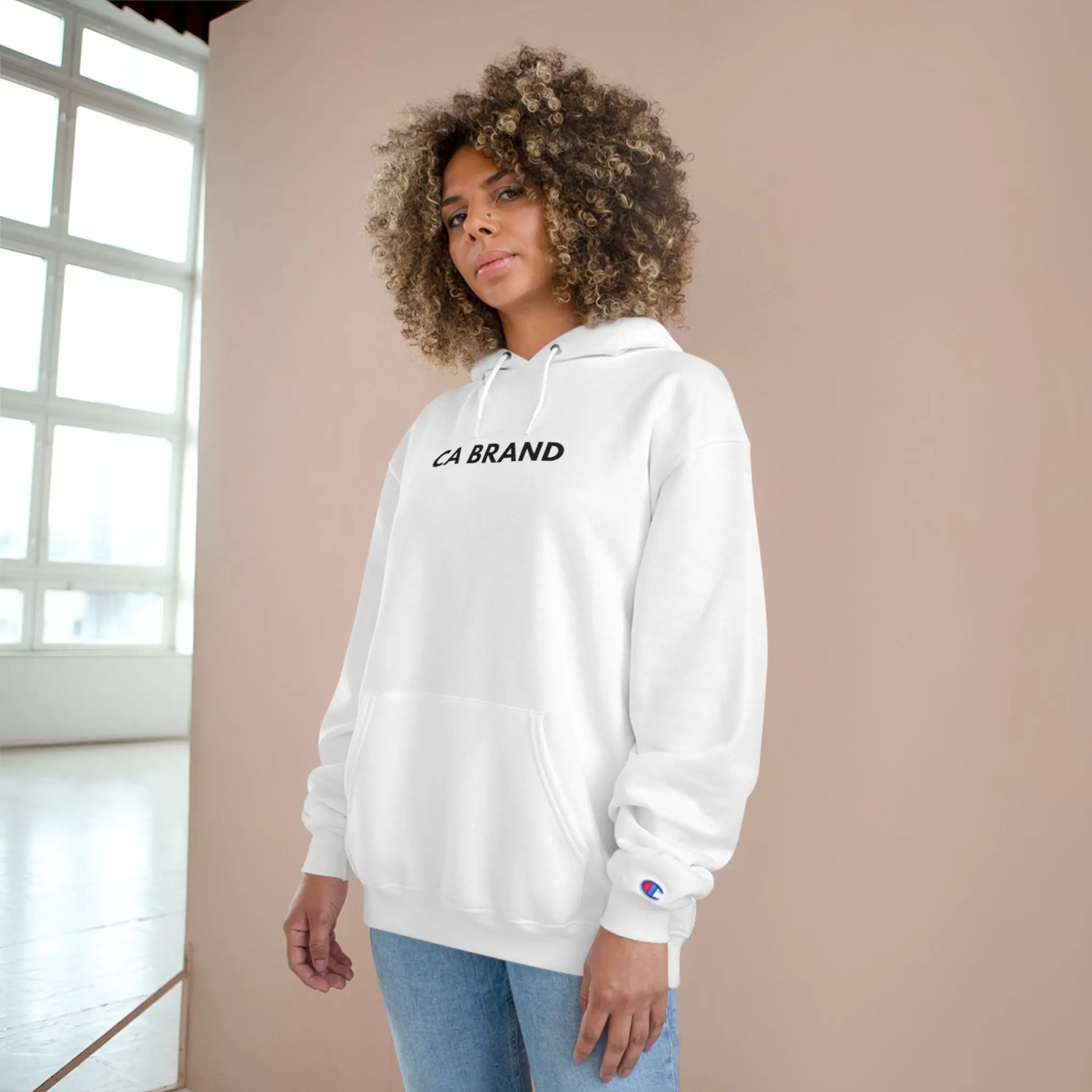 CHIRANTA WHITE SIMPLE DESIGNED HOODIE - CA BRAND Printify