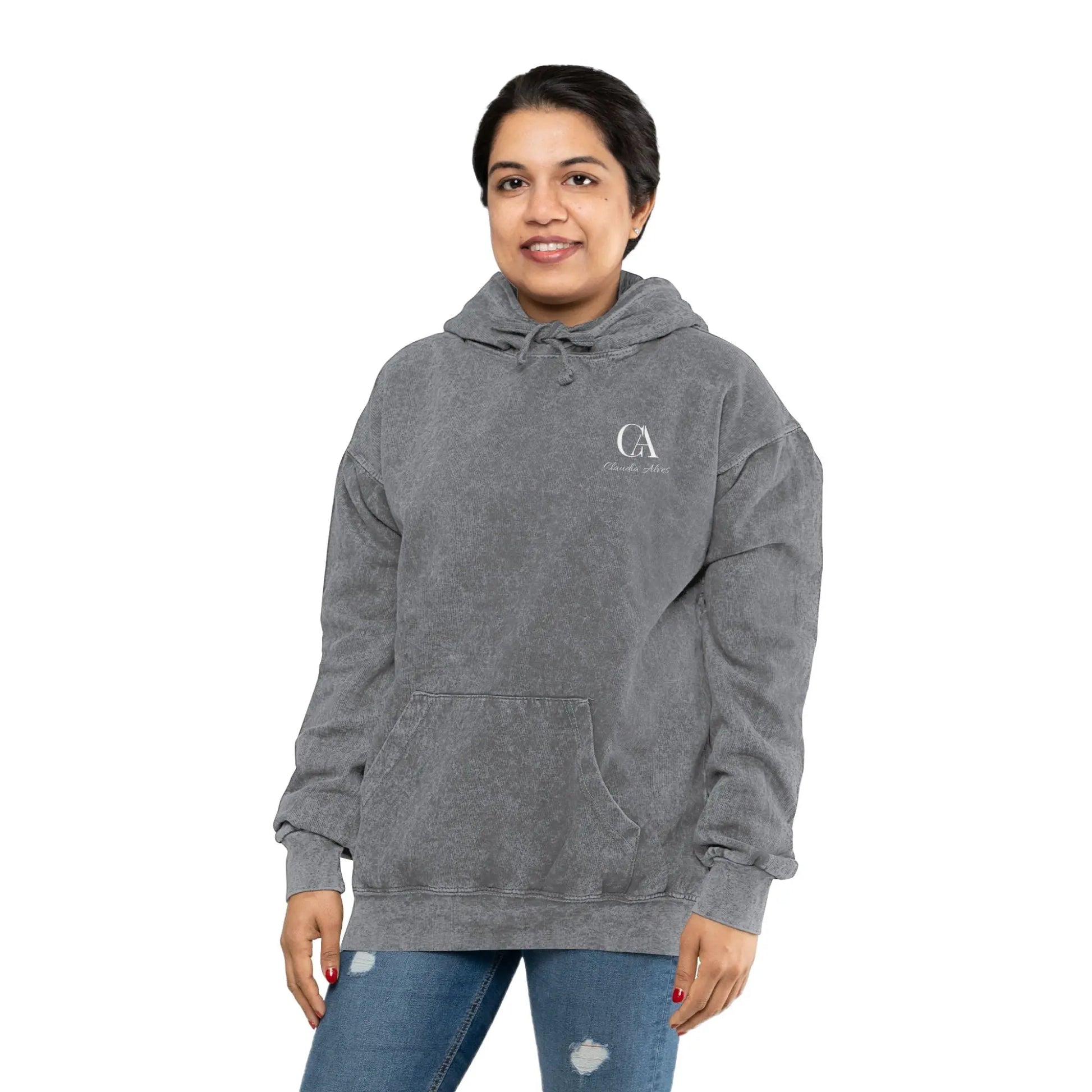 CHIRANTA BRAND NEW CA LOGO Mineral Wash Hoodie Printify