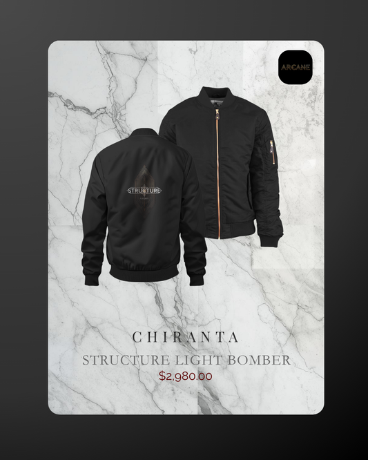 CHIRANTA ARCANE SERIES — STRUCTURE LIGHT BOMBER 《秘紋覺醒系列：結構之光飛行外套》 Apliiq