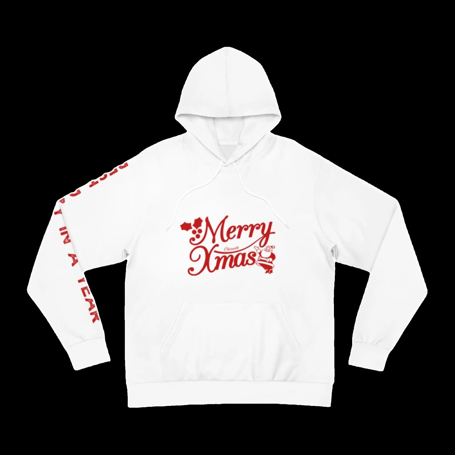 CHIRANTA CHRISTMAS HOODIE: BEST DAY IN A YEAR Printify