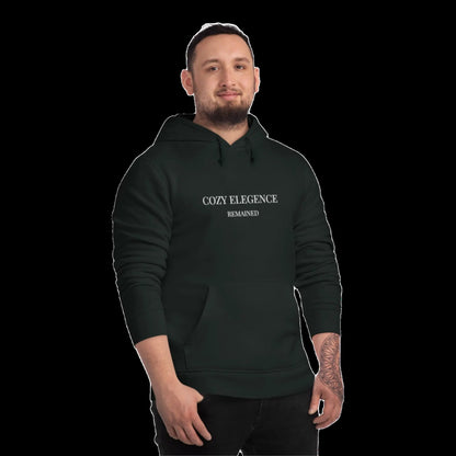 CHIRANTA BLACK DRUMMER HOODIE - COZY ELEGANCE Printify