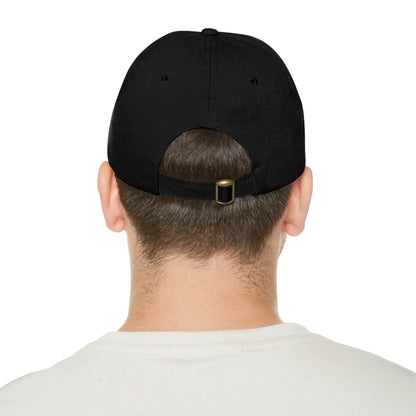 Dad Hat with Leather Patch (Rectangle) Printify