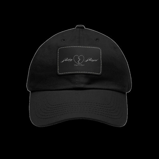 Dad Hat with Leather Patch (Rectangle) Printify