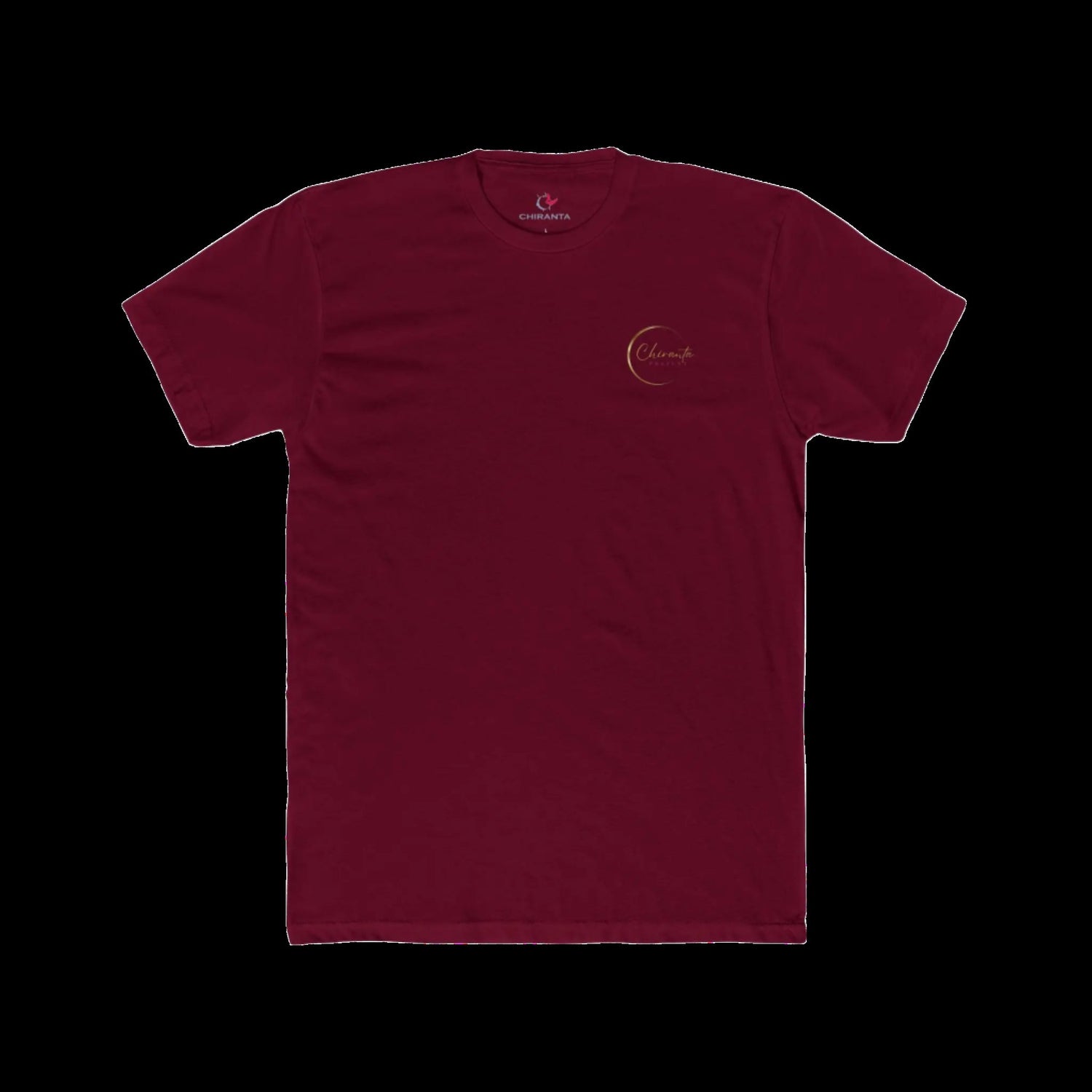 Copy of CHIRANTA UNISEX SOLID CARDINAL RED COTTON CREW T-SHIRT Printify