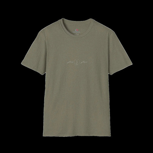 CHIRANTA SOFTSTYLE GOTHIC DARK MILITARY GREEN T-SHIRT Printify