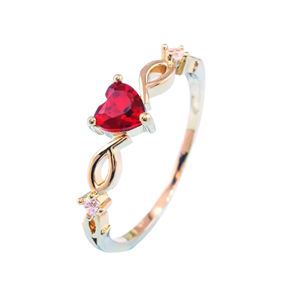 Red Heart couples ring - Chiranta