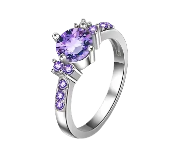 February gemstone Ring - Chiranta