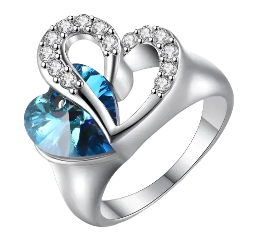 Heart-shaped gemstone Ring - Chiranta