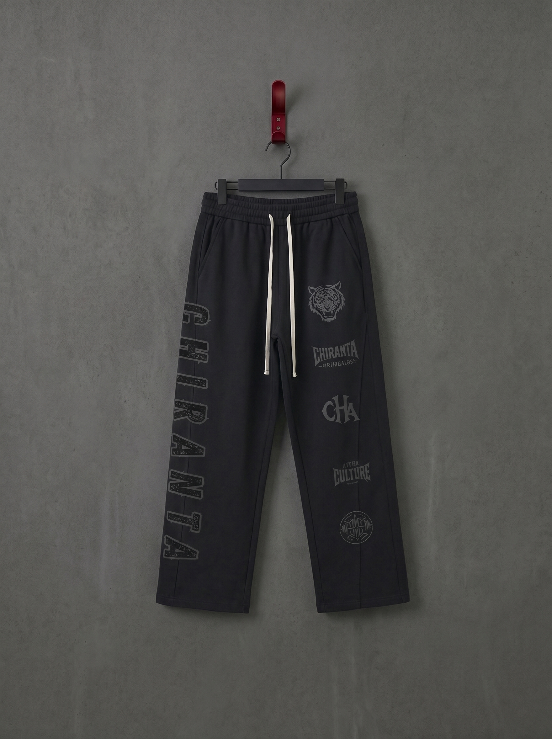 CHIRANTA Wide Fit 重磅直筒運動長褲 Chiranta