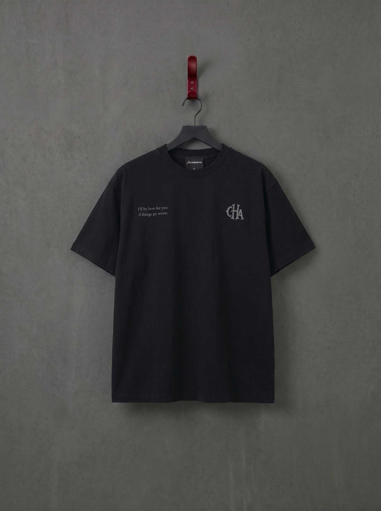 CHIRANTA Flame Hem 重磅寬版短袖 Chiranta