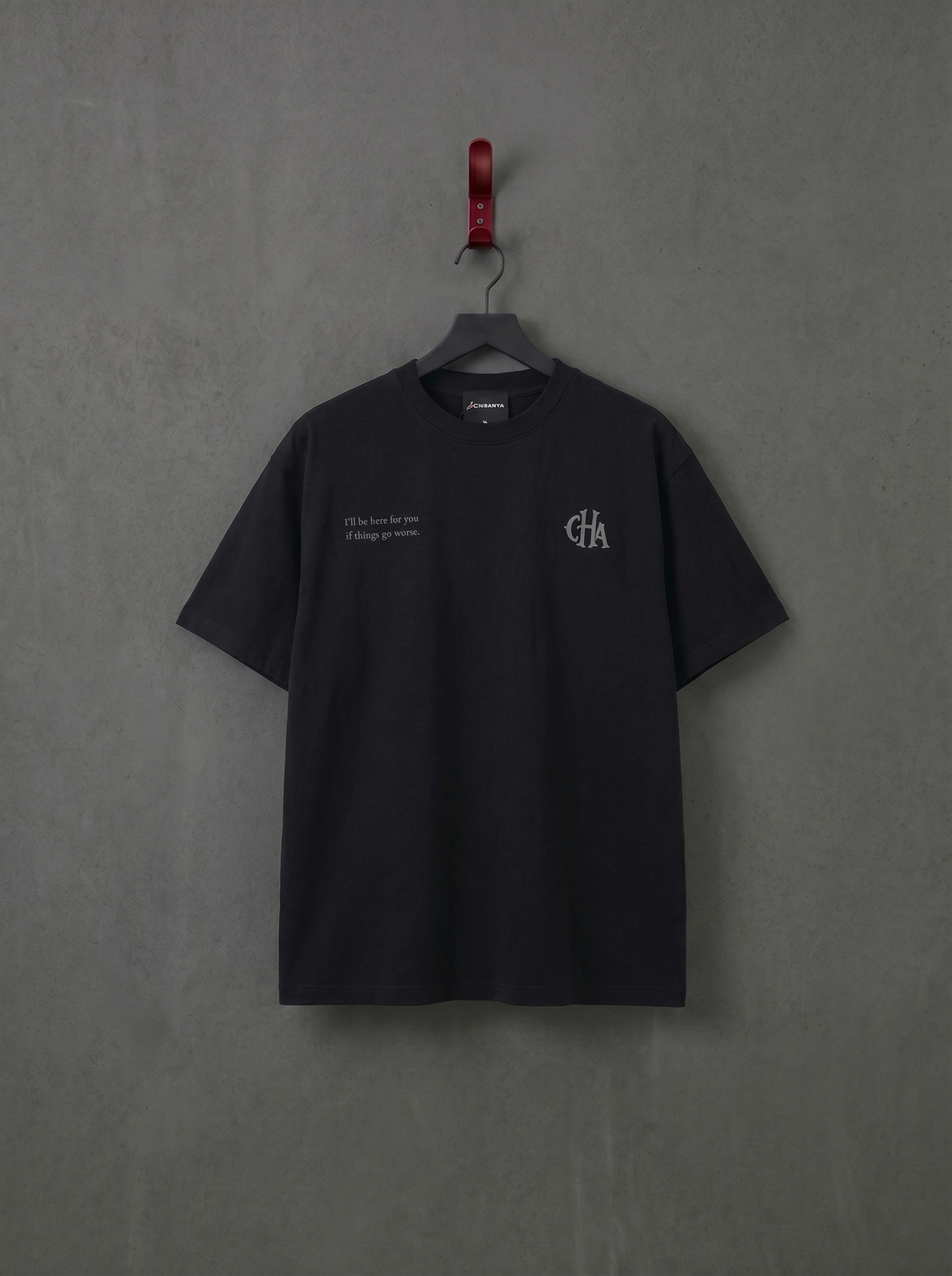CHIRANTA Flame Hem 重磅寬版短袖 Chiranta