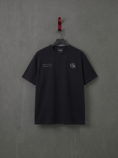 CHIRANTA Flame Hem 重磅寬版短袖 Chiranta