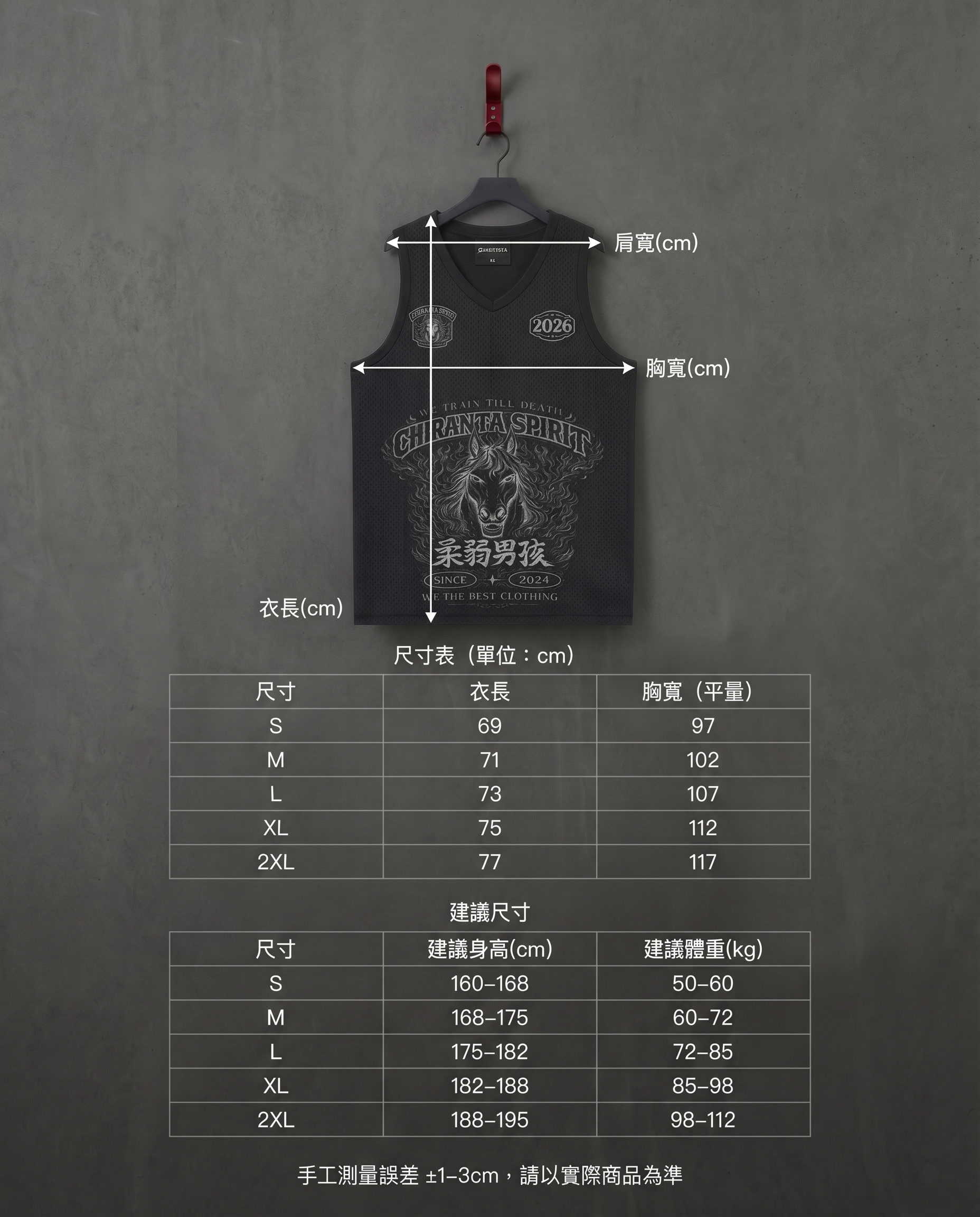 CHIRANTA Spirit Mesh 黑魂訓練背心 台灣限定 Chiranta