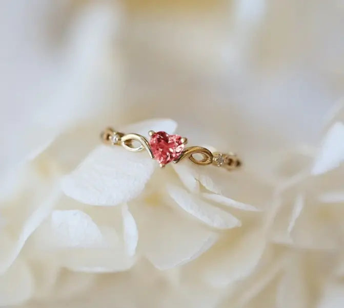 Red Heart couples ring - Chiranta